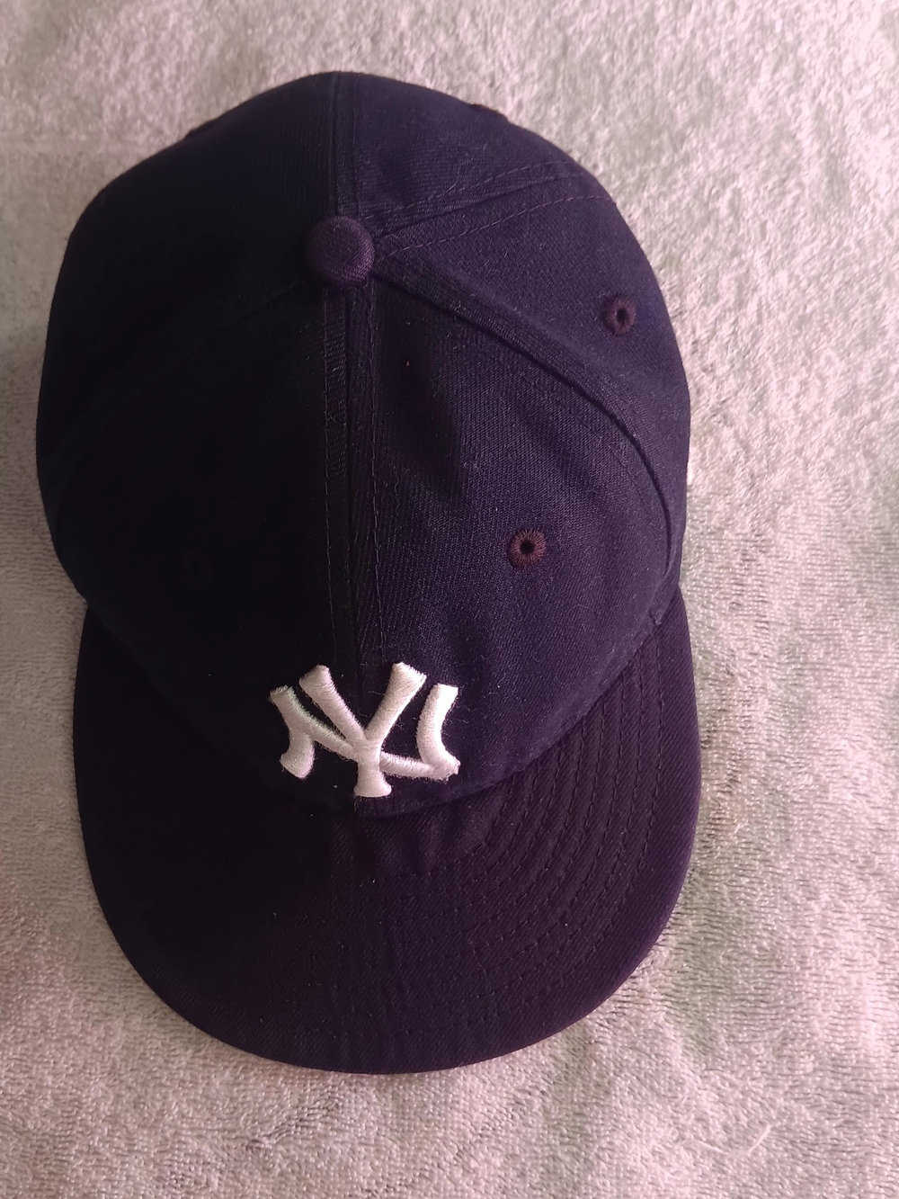 New Era Kids Navy Cap with White NY Logo